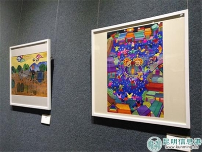 纪念改革开放40周年昆明市农民画作品展在市博物馆开幕